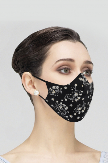 Masque Wear Moi MASK021 imprimé fleurs femme