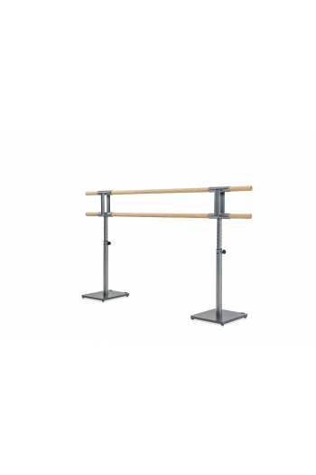 Adjustable double mobile bar with Giselle wheels