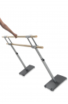 Barre double mobile à roulettes Royale