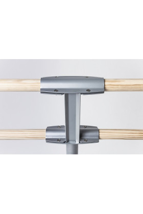 Barre double mobile à roulettes Royale