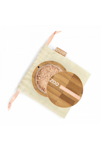Golden beige matte Silk mineral Zao Make Up