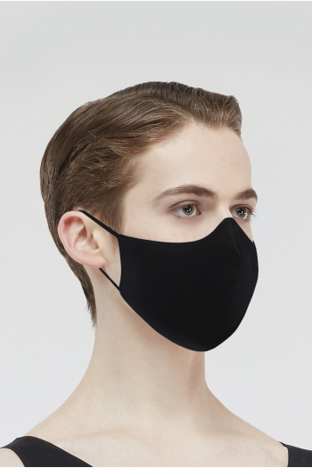 Mask category 1 Wear Moi MASK008 in cotton man black