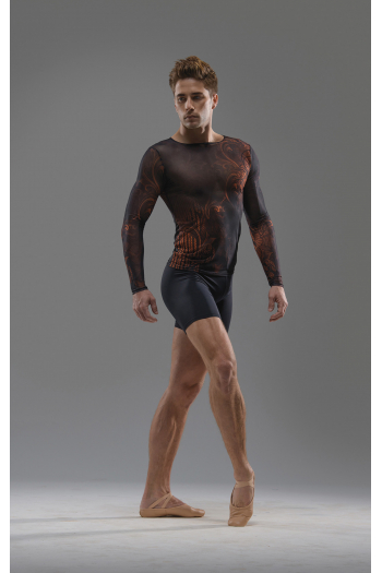 Men's long-sleeved mesh t-shirt Ballet Rosa Luca