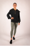 Wayne Sweatshirt Zipped Collar Varley Black