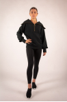 Wayne Sweatshirt Zipped Collar Varley Black