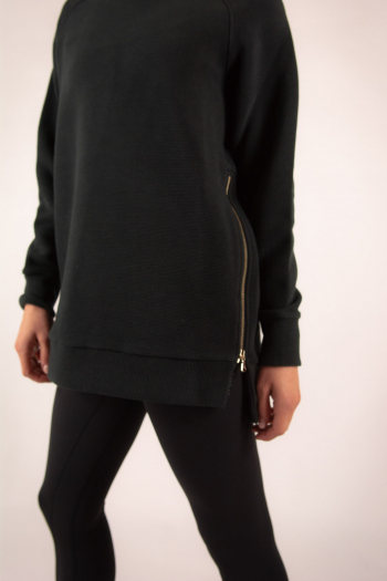 Sweat Manning col rond Varley Black