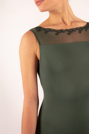 Justaucorps Ballet Rosa Novella olive/noir