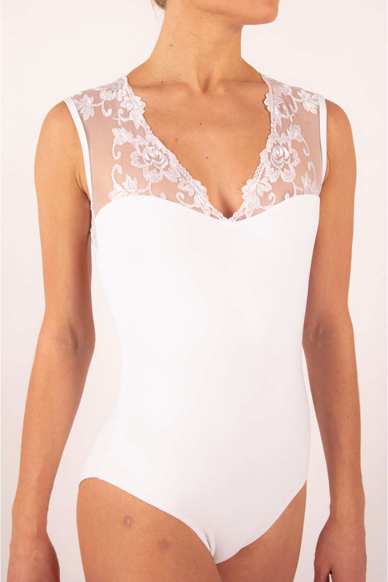 Leotard Ballet Rosa Emmeline white