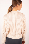 Pull en maille Repetto ivoire W0671