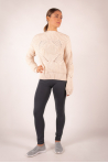 Pull en maille Repetto ivoire W0671