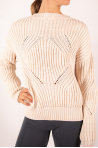 Pull en maille Repetto ivoire W0671