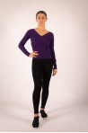 Marion Absolut Cashmere T-shirt eggplant color