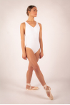 Leotard Ballet Rosa Esther white