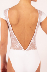 Justaucorps Ballet Rosa Maeva blanc