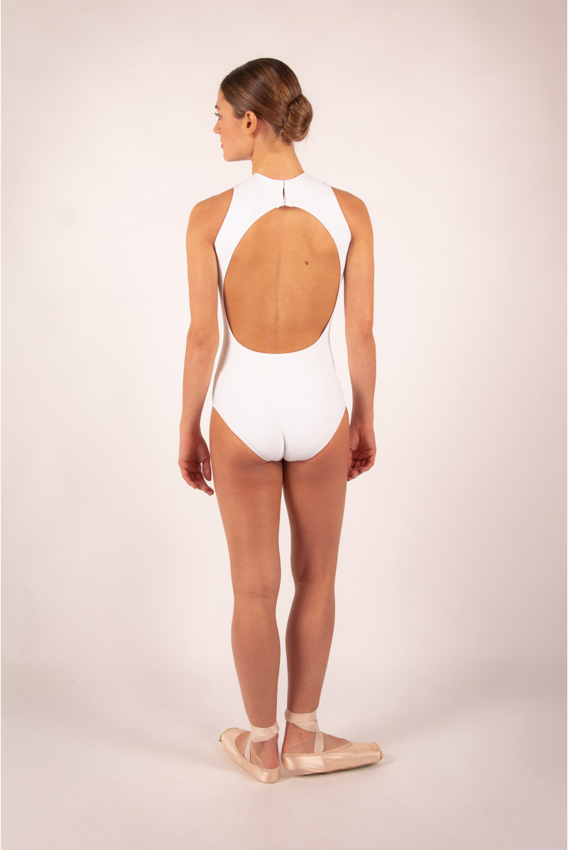 Ballet Rosa Nadège white leotard