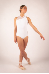 Ballet Rosa Nadège white leotard