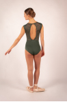 Ballet Rosa white lace women leotard