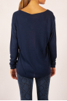 Pull V bambou cachemire Clementine Absolut Cashmere nuit