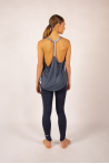 Tank top Leotee black and gold