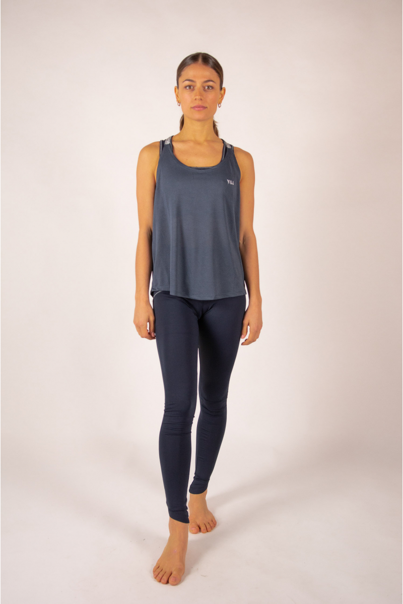 Tank top Leotee black and gold