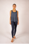 Tank top Leotee black and gold