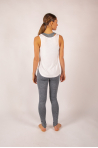 White Maevy Coco Bamboo Tank Top