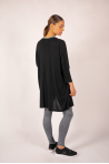 Gilet long bambou cachemire Sirine Absolut Cashmere noir