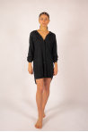 Chemise bambou cachemire Constance Absolut Cashmere noir