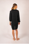 Chemise bambou cachemire Constance Absolut Cashmere noir