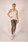 Linen tank top Maevy Iodine white