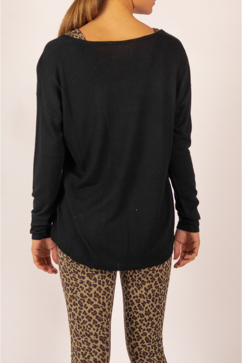 Pull bambou cachemire Cementine Absolut Cashmere écru