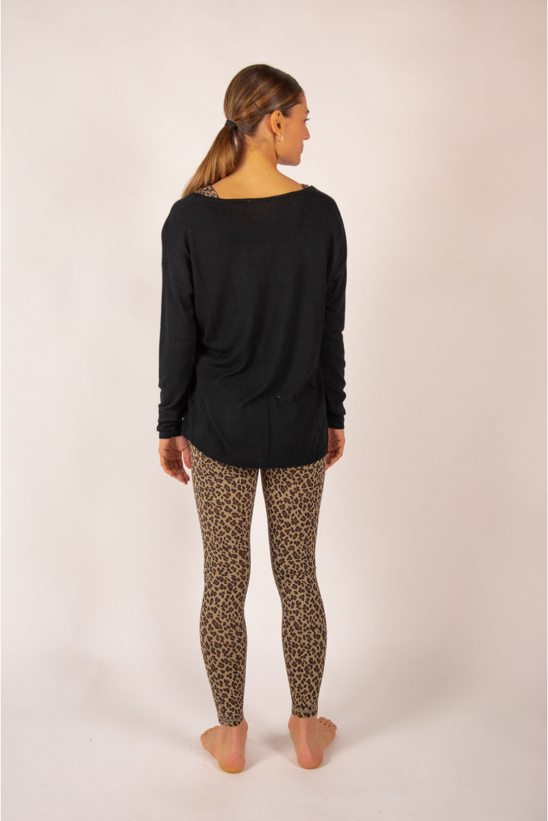 Pull bambou cachemire Cementine Absolut Cashmere écru