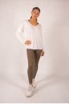 Pull bambou cachemire Cementine Absolut Cashmere écru
