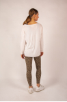 Pull bambou cachemire Cementine Absolut Cashmere écru