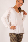Pull bambou cachemire Cementine Absolut Cashmere écru