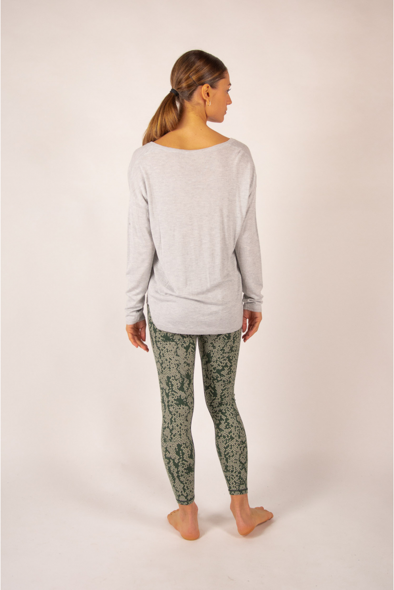 Pull bambou cachemire Cementine Absolut Cashmere écru