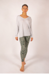 Pull bambou cachemire Cementine Absolut Cashmere écru