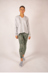 Hoodie Majestic Filatures mottled grey