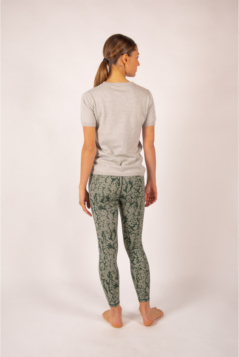 Luna Absolut Cashmere Cotton Cashmere T-shirt mottled gray