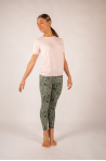 T-shirt coton cachemire Luna Absolut Cashmere gris chiné
