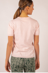 T-shirt coton cachemire Luna Absolut Cashmere gris chiné