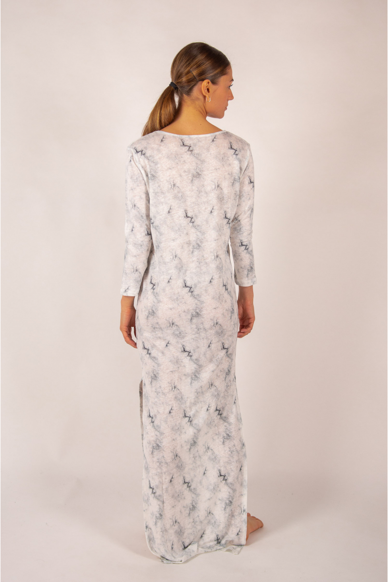 Majestic Filatures Ink Split Long Sleeve Dress