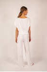 Majestic Filatures white linen pants