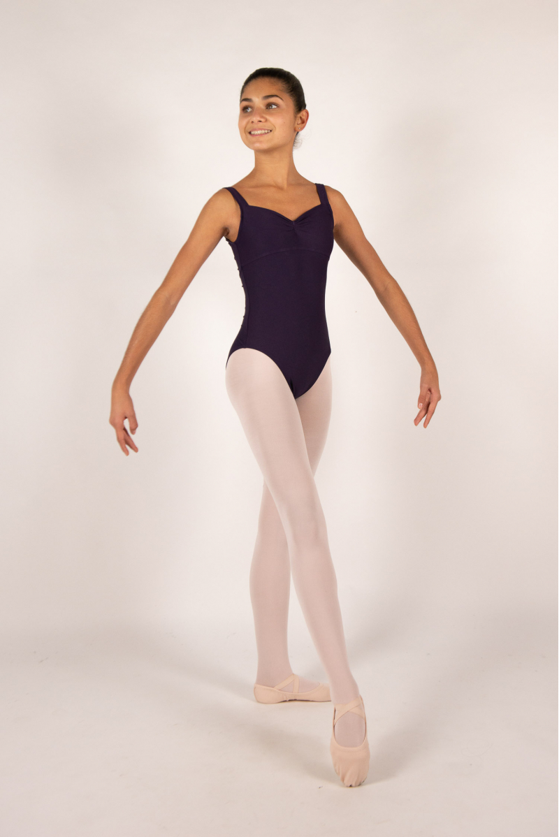 Wear Moi Galate prune leotard