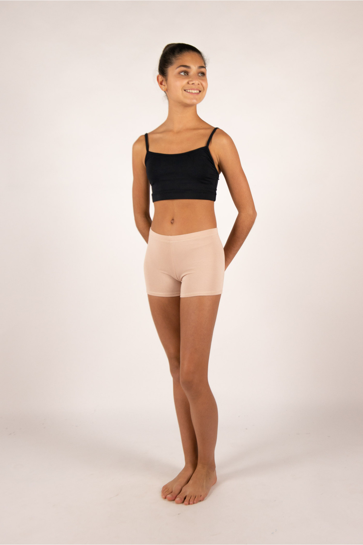 Short De Danse Enfant – Spandex, Rose Et Bleu, Clignotant, Taille S (15) – Occasion