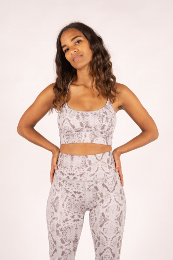 Brassière Irena Varley Taupe Grey Snake