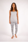 Legging Century Varley Grey Blue Mix Cheetah