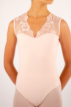 Justaucorps enfant Ballet Rosa Emmeline poudré