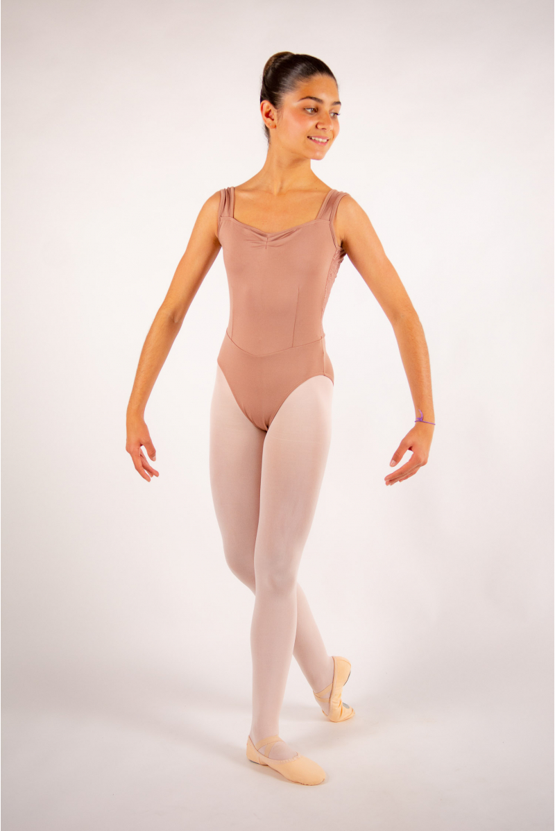 Justaucorps enfant Ballet Rosa Inaya café au lait