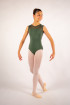 Justaucorps enfant Ballet Rosa Rita olive